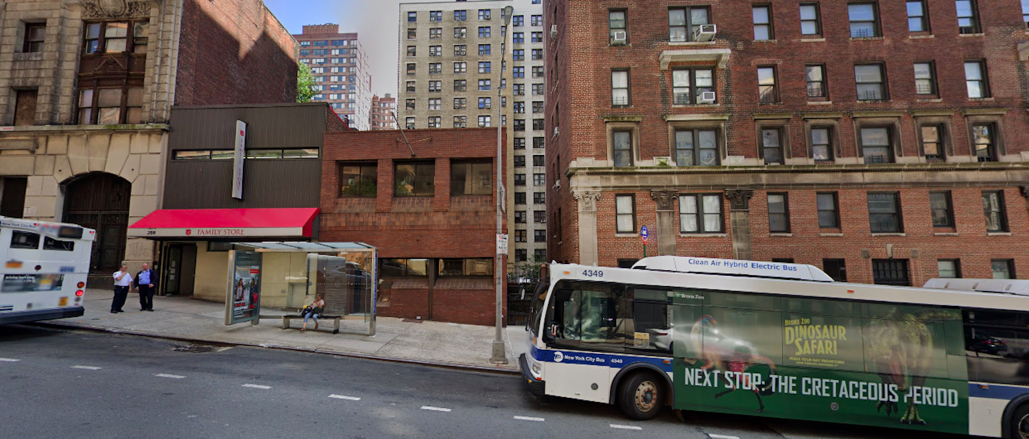 270 West 96th Street on the Upper West Side, courtesy of Google Maps