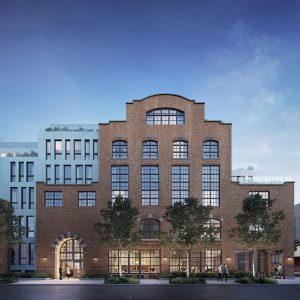 Exterior rendering of Wonder Lofts - Prism Capital Partners; MVMK Architecture + Design