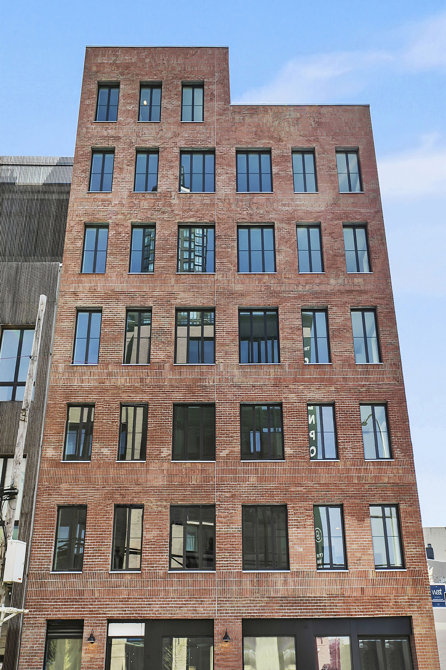144 West Street in Greenpoint, Brooklyn. All images courtesy of Caspi Development