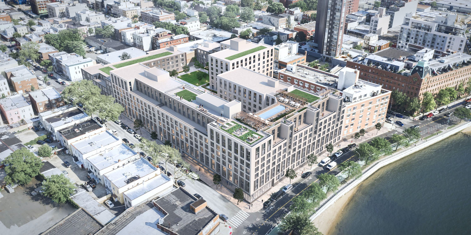 Rendering of Astoria West. Image courtesy of PAX Brooklyn