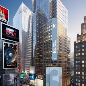 Overall rendering of 3 Times Square - FXCollaborative