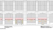 Rendering of proposed awnings at 80 Spring Street - Richard H. Lewis Architect