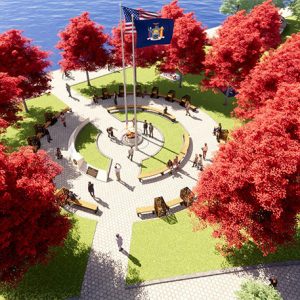 Rendering of ‘Circle of Heroes’ Essential Workers Monument - Courtesy of Governor Andrew Cuomo’s office