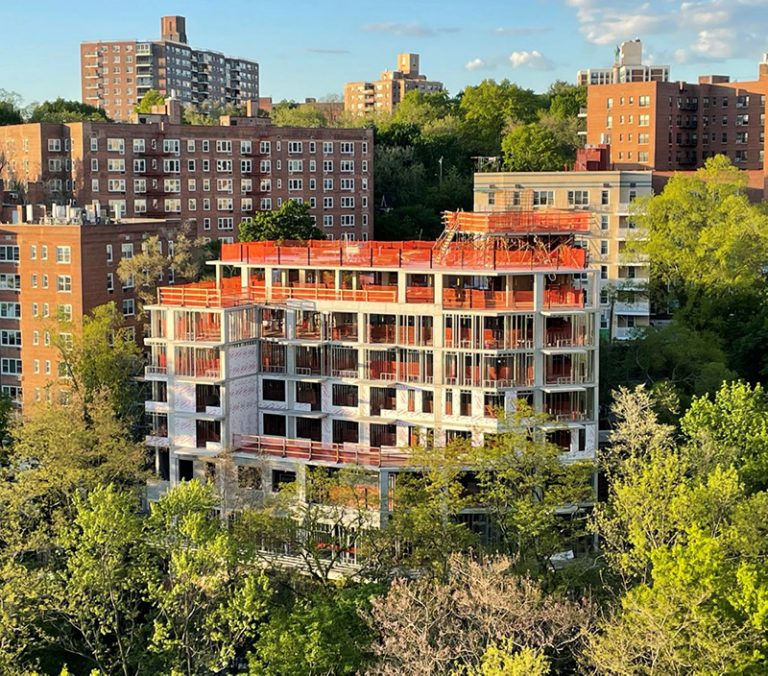 The Henry Tops Out at 2395 Palisade Avenue in Spuyten Duyvil, The Bronx