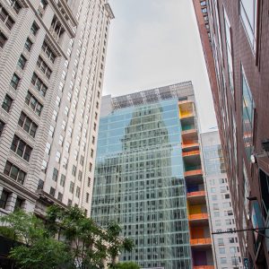 View of glass enclosure at Zero Irving - Photo Credit: Agency In Pursuit