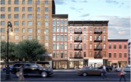 Rendering of 15 Greenwich Avenue and surrounding properties - Meltzer/Mandl Architects
