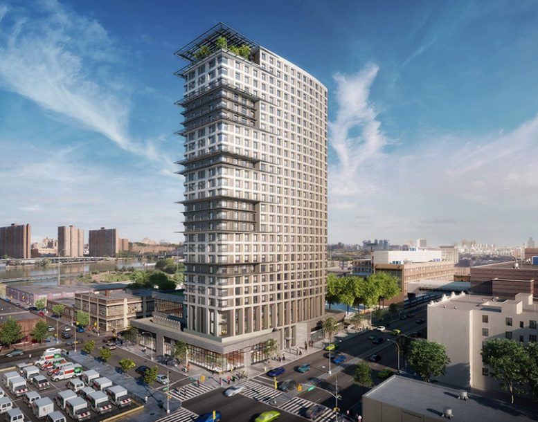 Rendering of 425 Grand Concourse - Courtesy of Dattner Architects