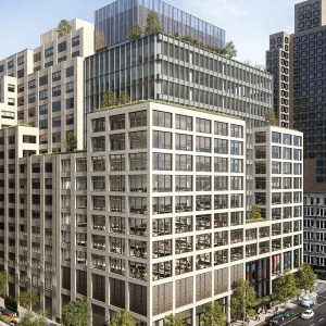 Updated rendering of 555 Greenwich Street - COOKFOX Architects