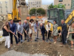 Groundbreaking ceremony at Garden Towers Apartments (1323 Boston Road) in The Bronx