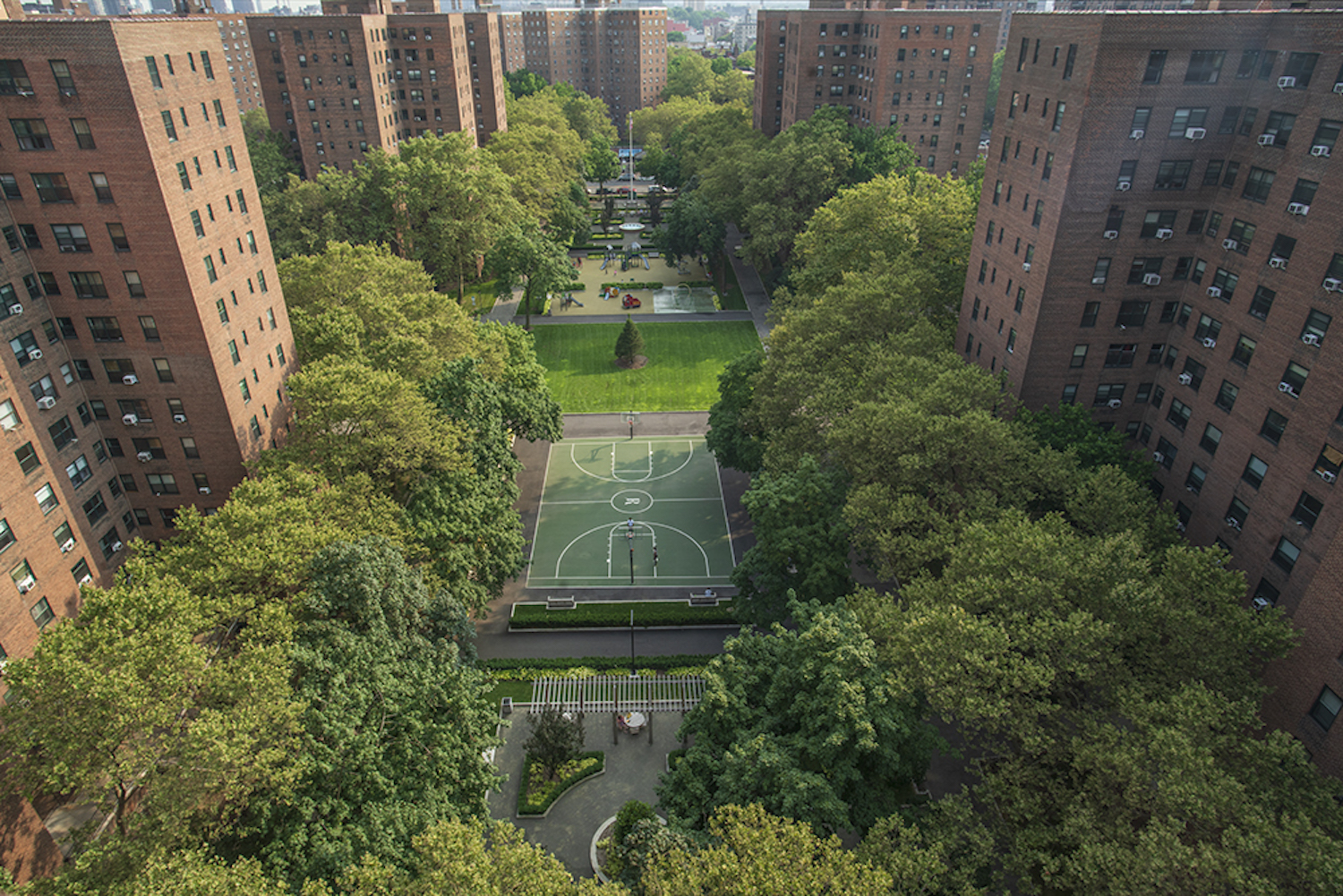 Riverton Square in East Harlem, Manhattan. Image courtesy of NYC Housing Connect