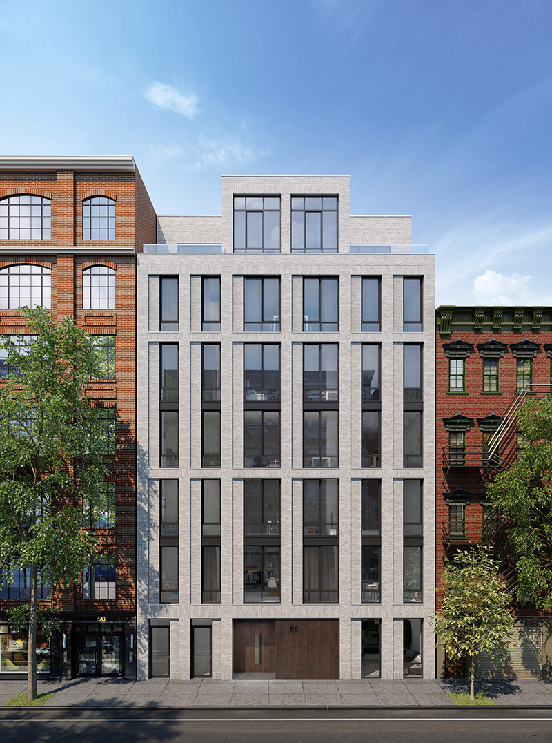Rendering of 66 Clinton Street - C3D Architecture