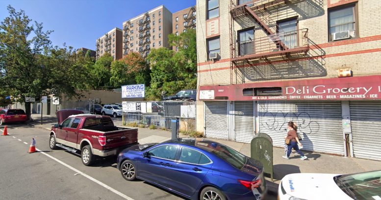 Existing site conditions at 5055 Broadway - Google Maps