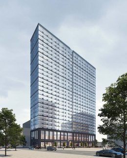 Updated rendering of 618 Pavonia - C3D Architecture
