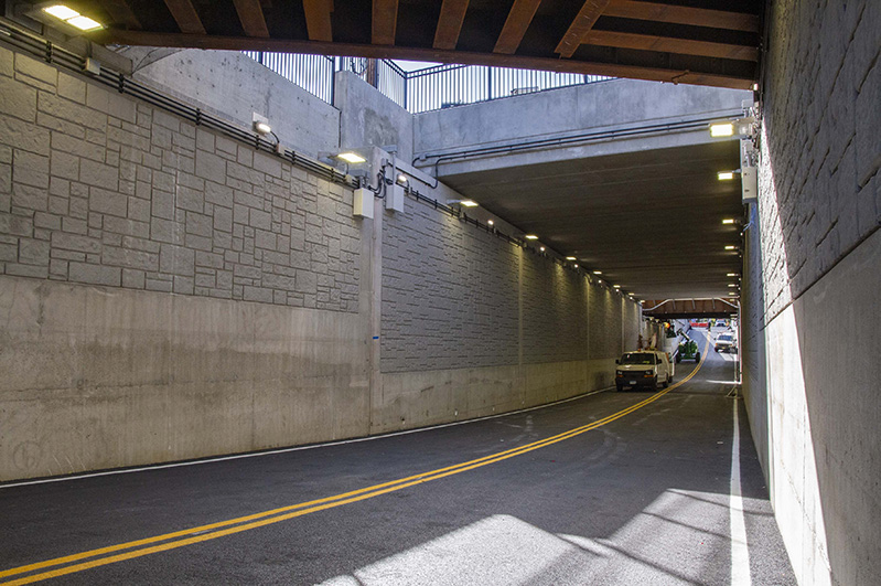 Vehicular underpass at the Willis Avenue LIRR station - Metropolitan Transportation Authority of the State of New York