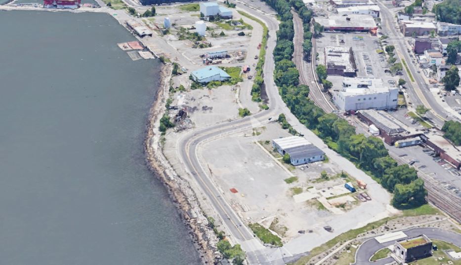 Aerial view of Stapleton Site A