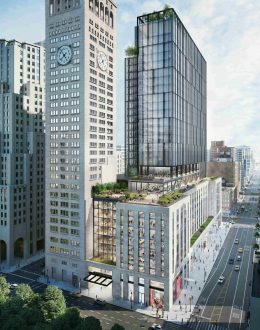 Rendering of One Madison Avenue Expansion. Designed by Kohn Pedersen Fox