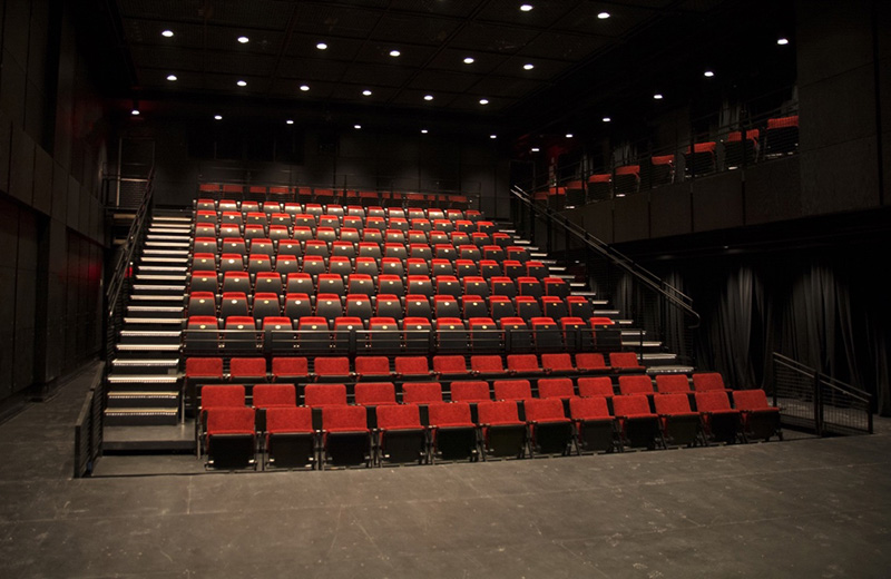 Tiered seating at The Irish Arts Center - Photo by Mac Smith