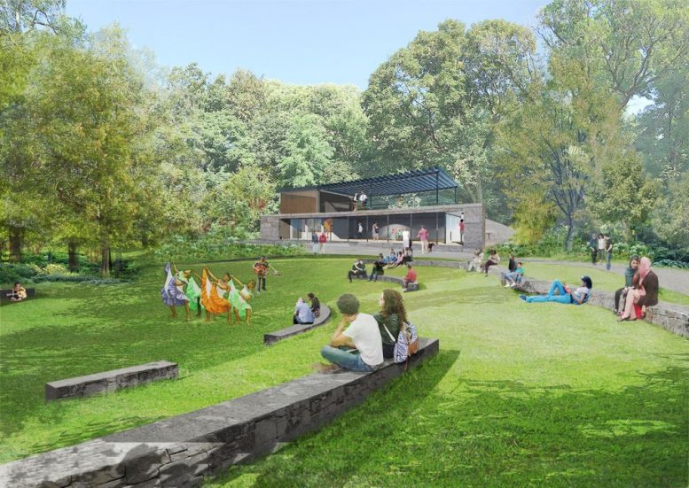 Conceptual Rendering of the Vale Restoration - Prospect Park Alliance
