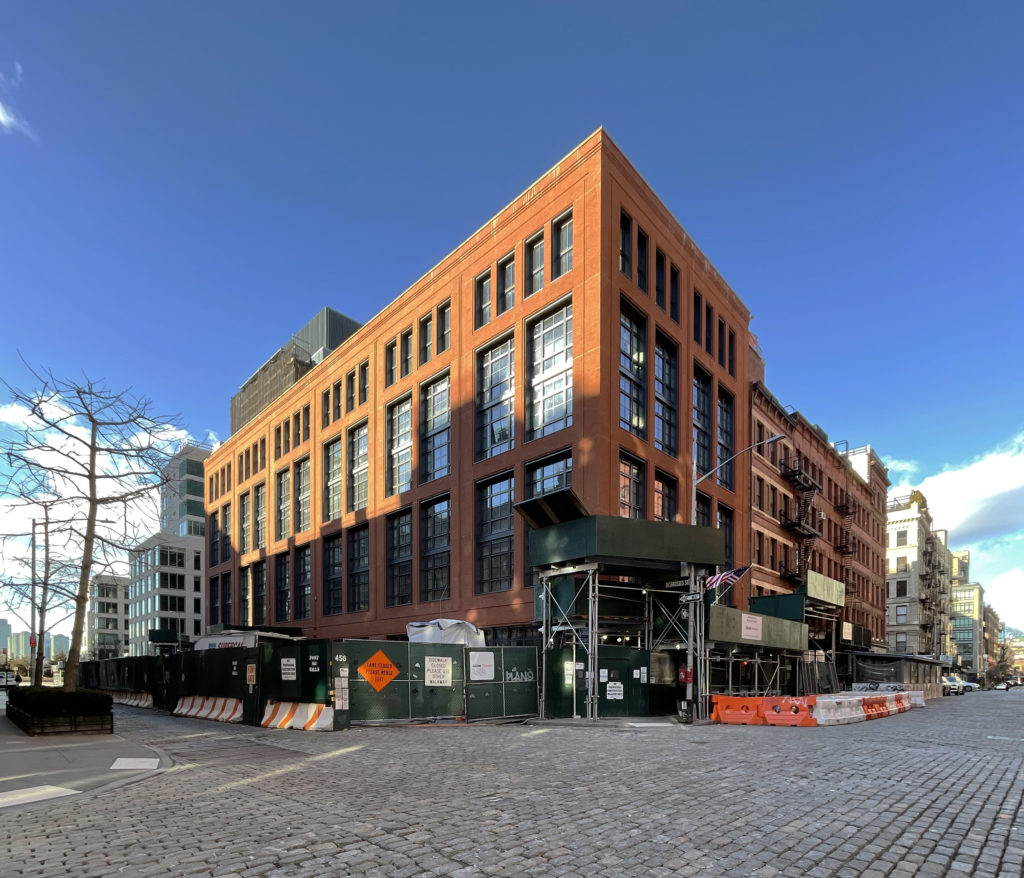 456 Greenwich Street's Brick Façade Installation Wraps Up in Tribeca ...