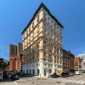 Exterior view of 105 Hudson Street - Courtesy of LoopNet