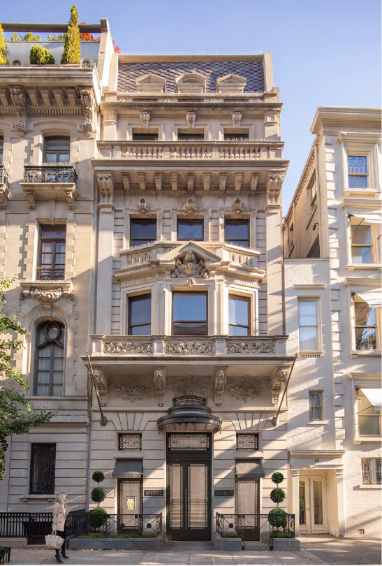 Renderings of proposed ground floor alteration at 21 East 63rd Street