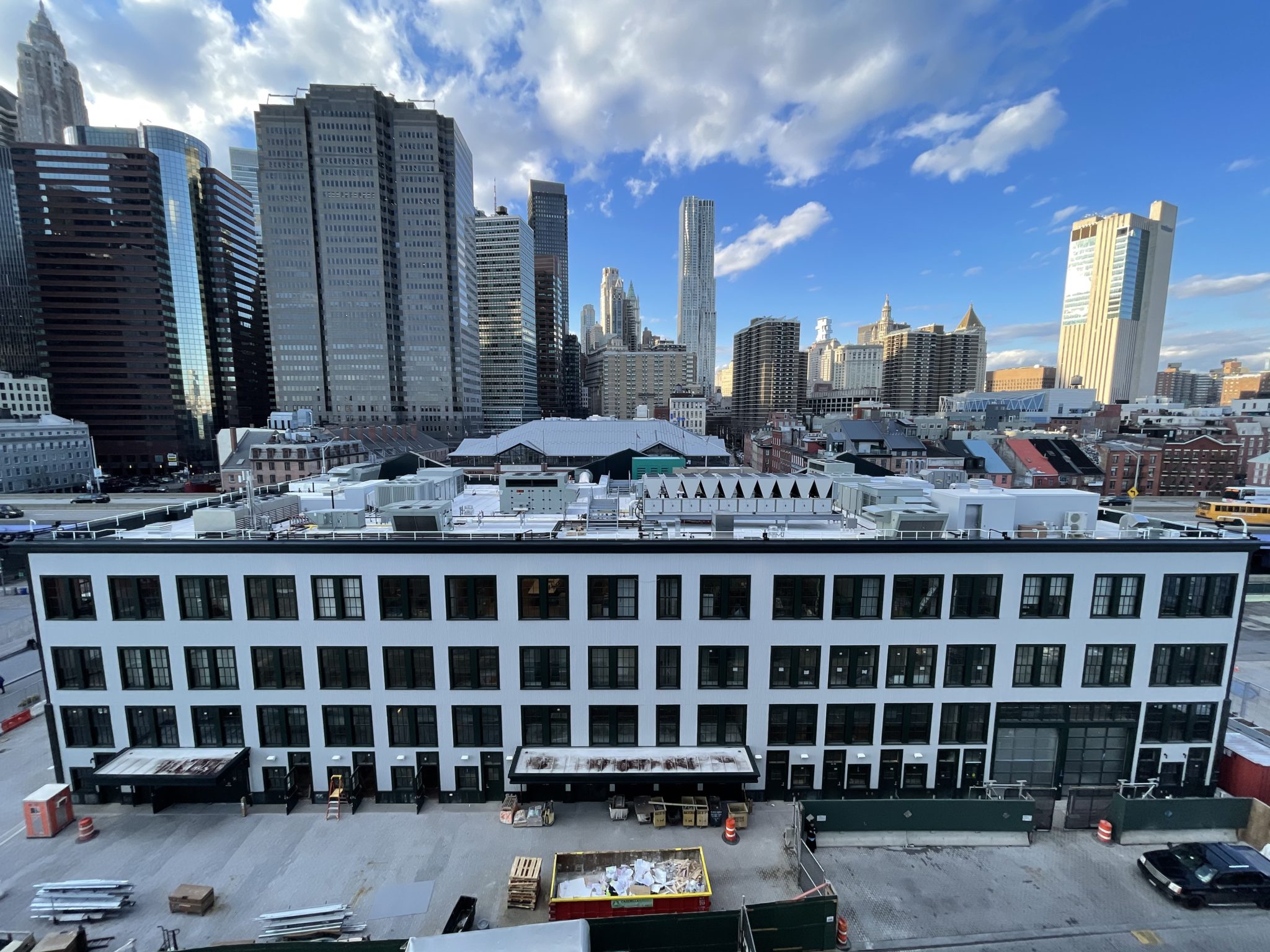 Finishing Touches Underway on Tin Building in Seaport District