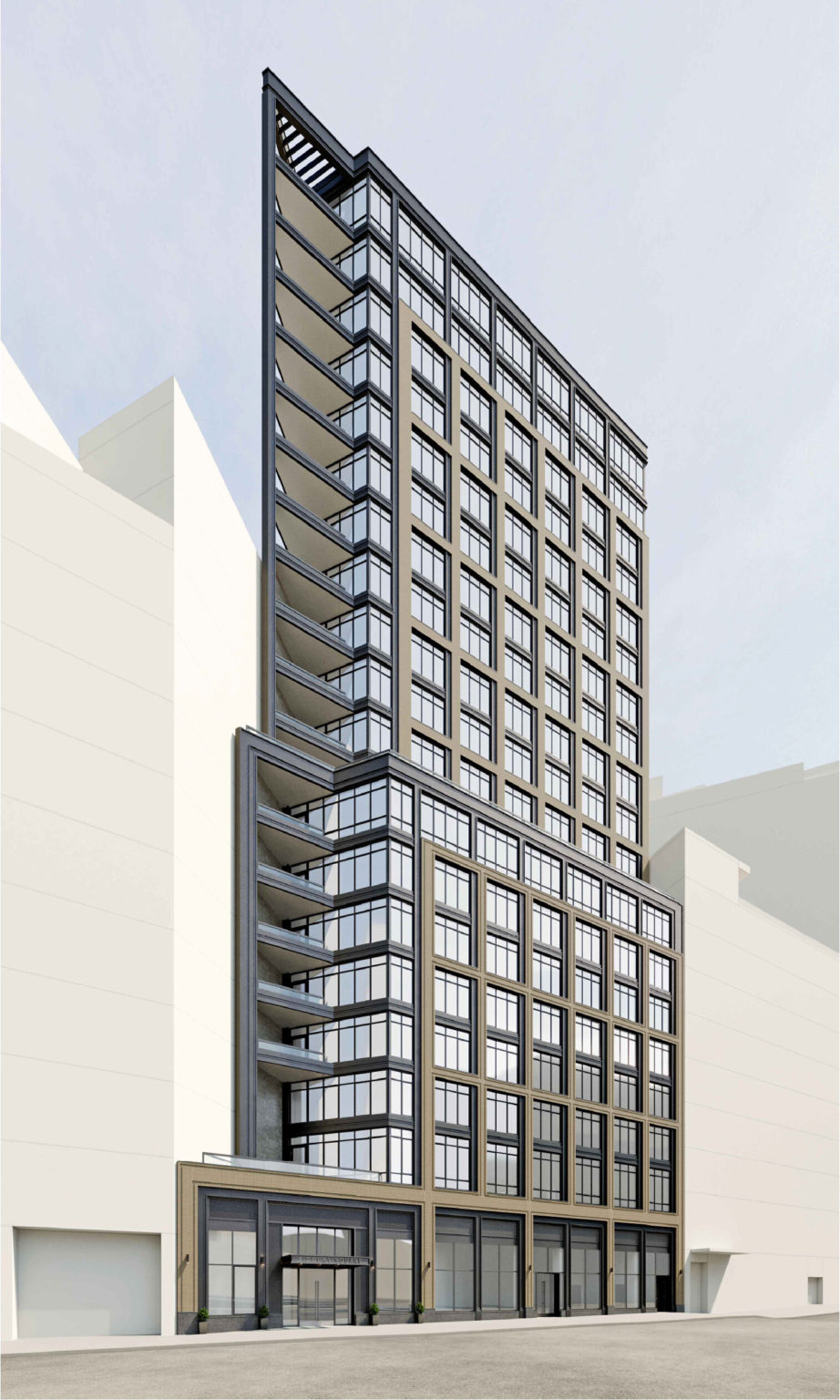 8 Court Square #39 s Façade Takes Shape in Long Island City Queens New