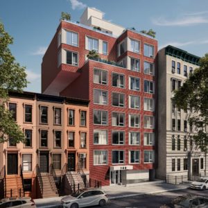 Rendering of 164-168 West 136th Street - NDKazalas Architecture P.C.