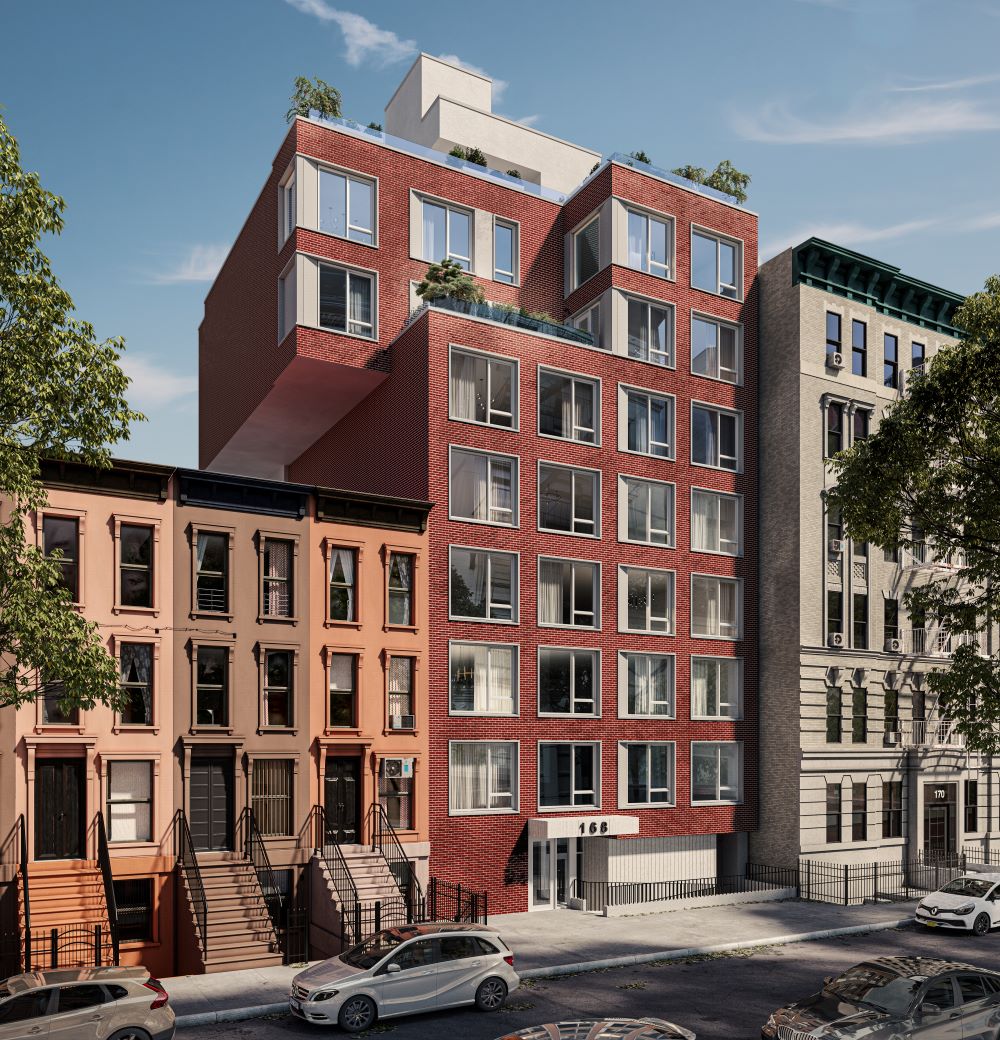Rendering of 164-168 West 136th Street - NDKazalas Architecture P.C.