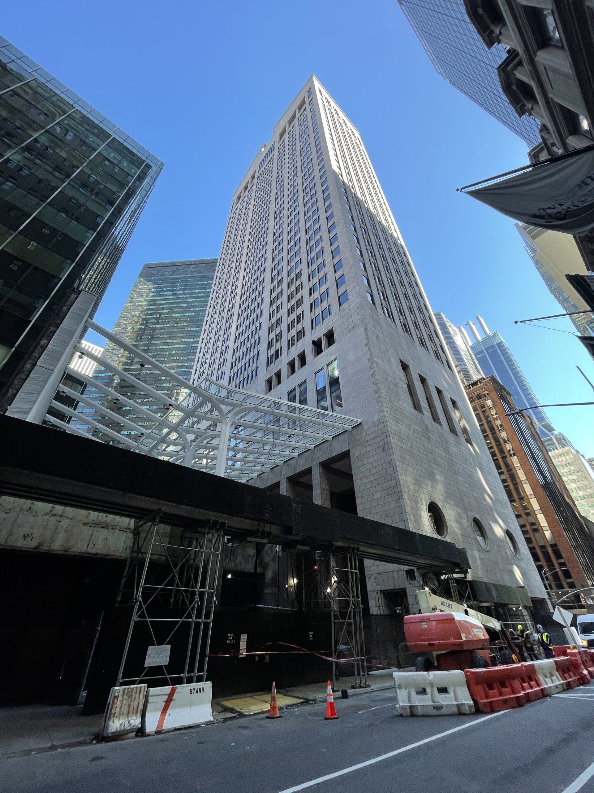 Construction on 550 Madison Avenue's Garden Space Moves Along in Midtown East, Manhattan - New York YIMBY