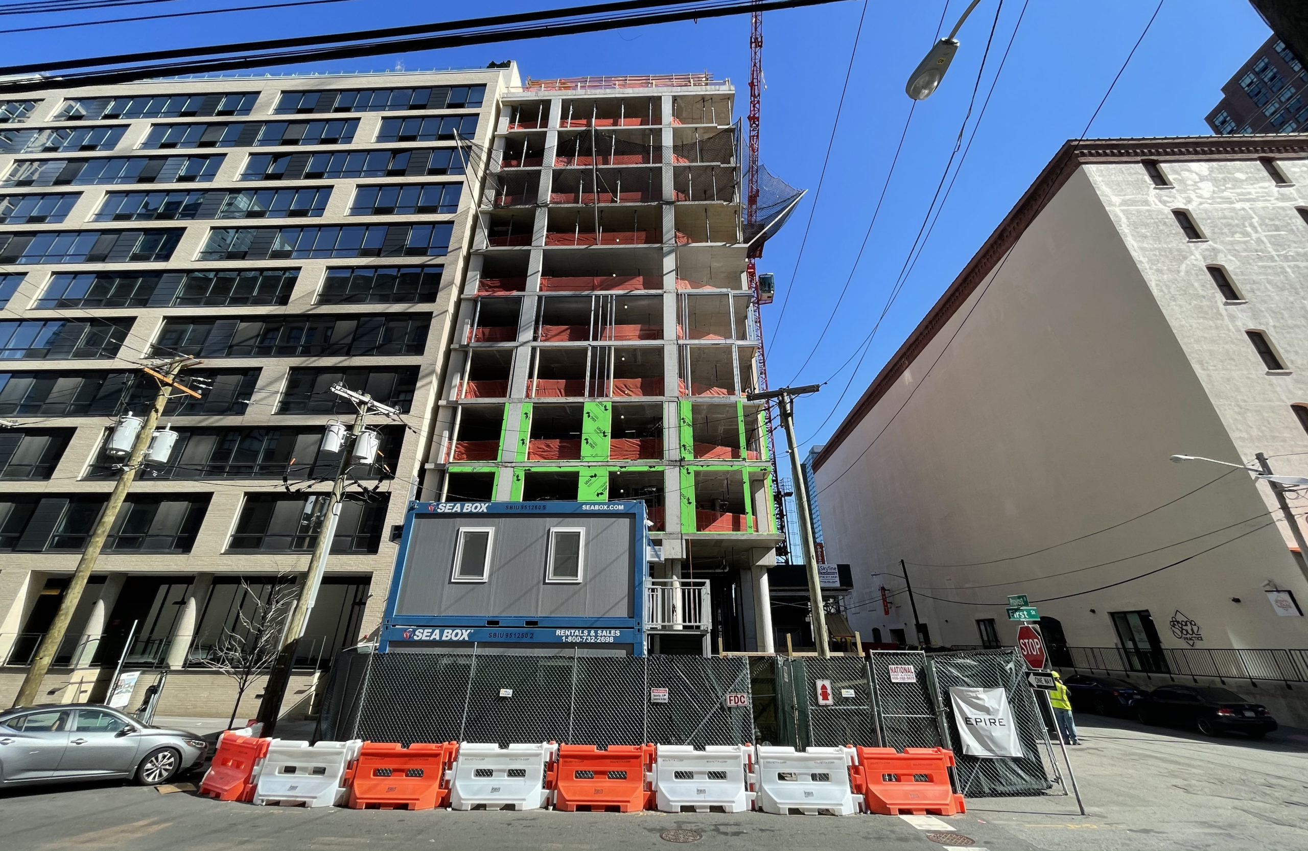 144 First Street Reaches 12-Story Pinnacle in Jersey City, New Jersey - New York YIMBY