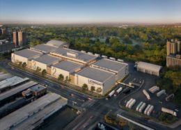 Rendering of Lionsgate's new studio and production facility in Newark, New Jersey - Courtesy of Great Point Studios