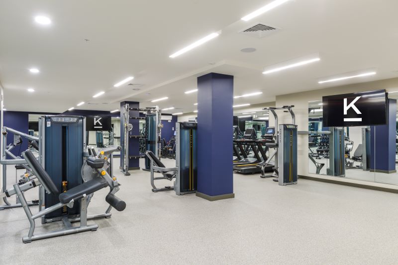 Fitness Center at The Kingsley - Photo by Alex Staniloff