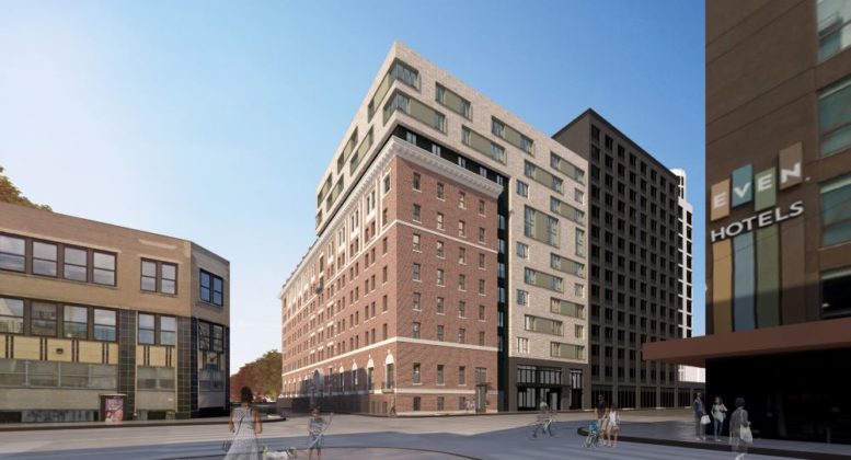 Rendering of Nevins Street Apartments - Dattner Architects
