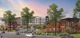 Rendering of 201 Munson Street in New Haven, Connecticut - Hudson Meridian Construction Group; Paredim Partners