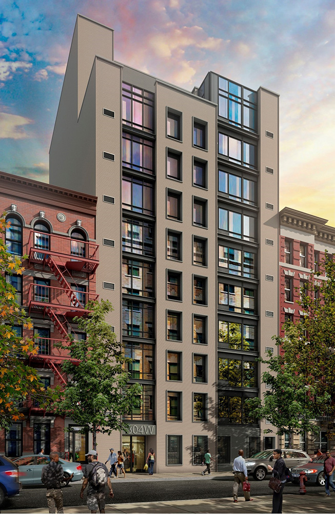 Rendering of 304 West 150th Street - Courtesy of Exact Capital