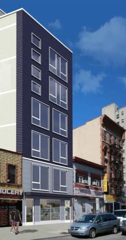 Rendering of Be.Live at 1950 Amsterdam Avenue - Paul Chirstakos Architecture