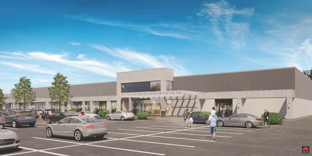 Rendering of the Catholic Health Ambulatory & Urgent Care at Centereach