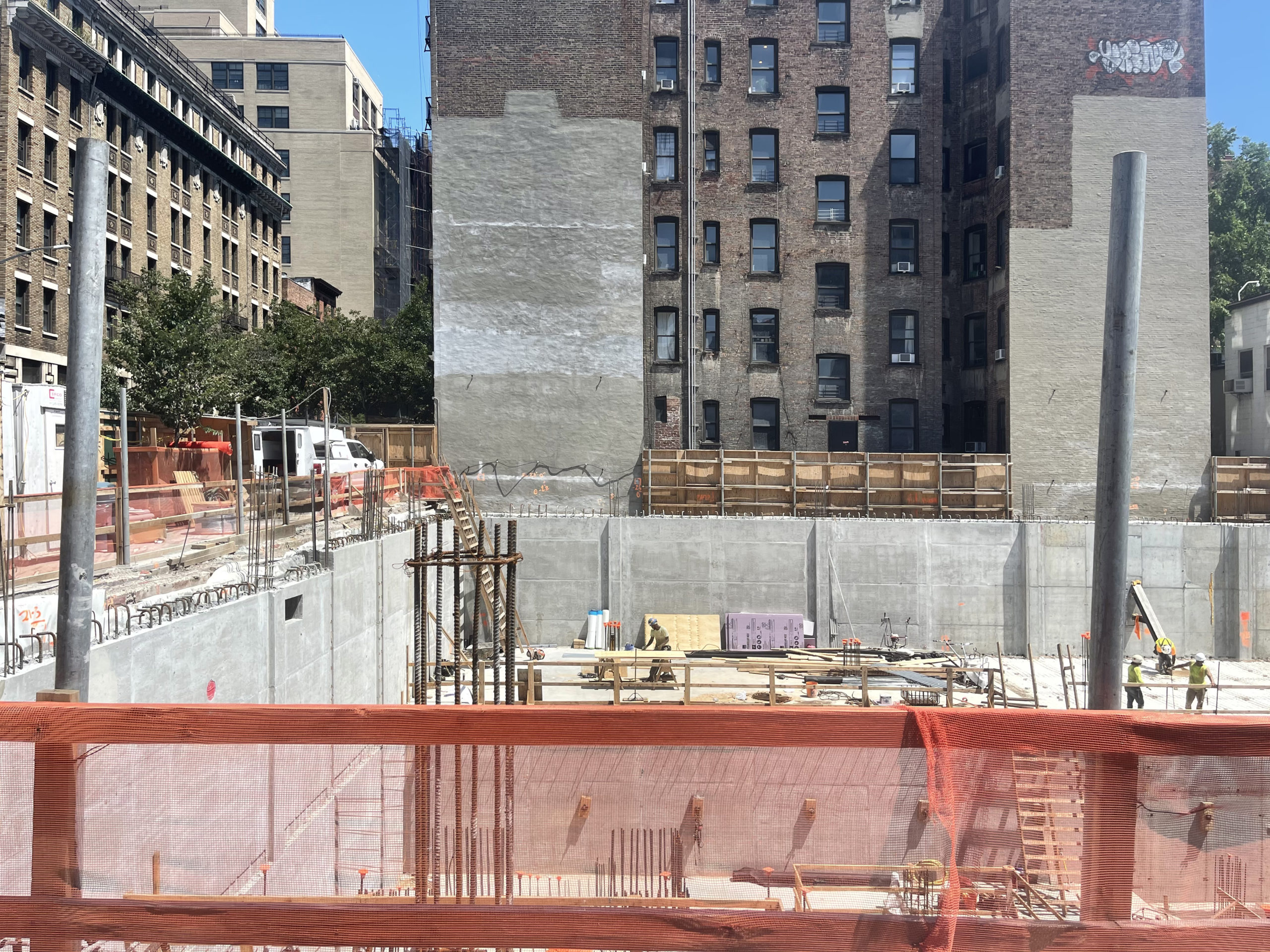 Foundations Underway at 258-278 Eighth Avenue in Chelsea 