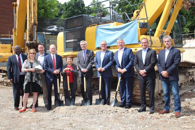 Ground breaking ceremony for 250 Mamaroneck Avenue - Courtesy of Southern Land Company