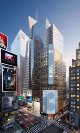 Rendering of 3 Times Square - FXCollaborative