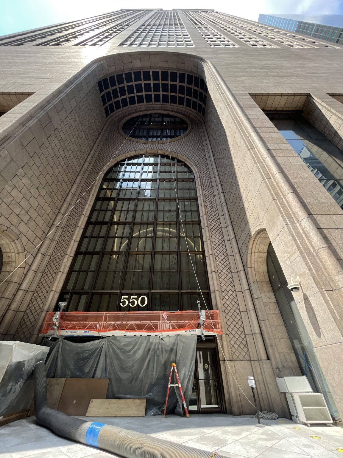 550 Madison Avenue's Landscaped Public Plaza Nears Completion in