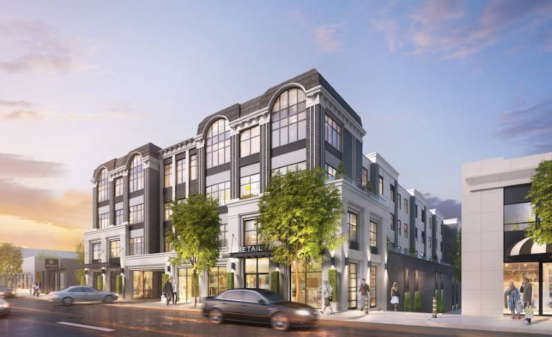 Rendering of 20 Grand Avenue in Englewood, New Jersey - Courtesy of CPA Architecture