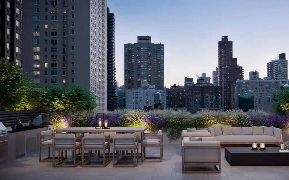 Rooftop terrace at 427 East 90th Street