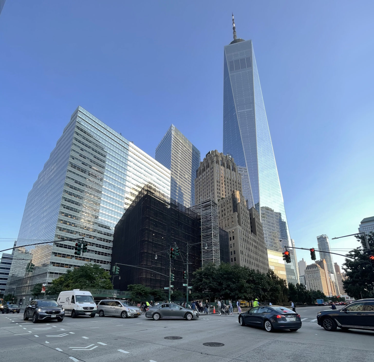 Renovation Work Underway on 125 Barclay Street in Tribeca, Manhattan