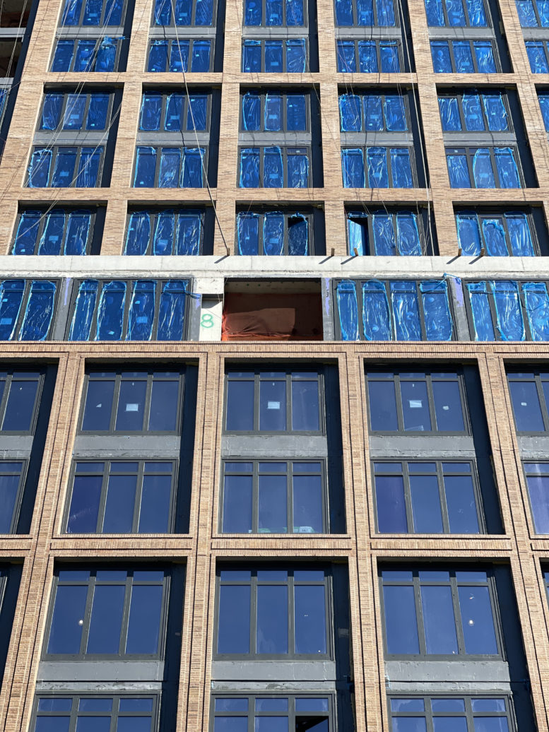 8 Court Square #39 s Façade Takes Shape in Long Island City Queens New