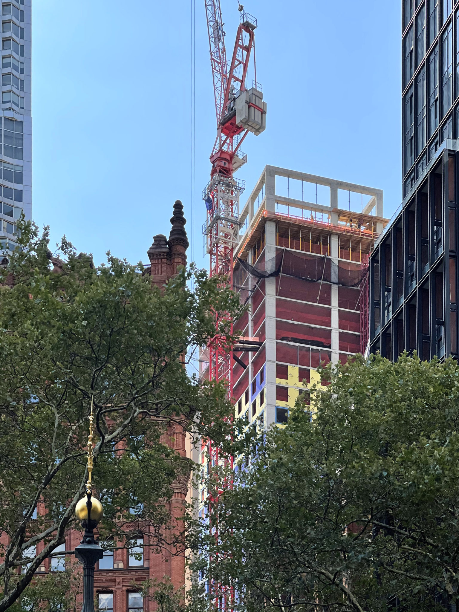 Pace University Tower Tops Out at 15 Beekman Street in Financial ...