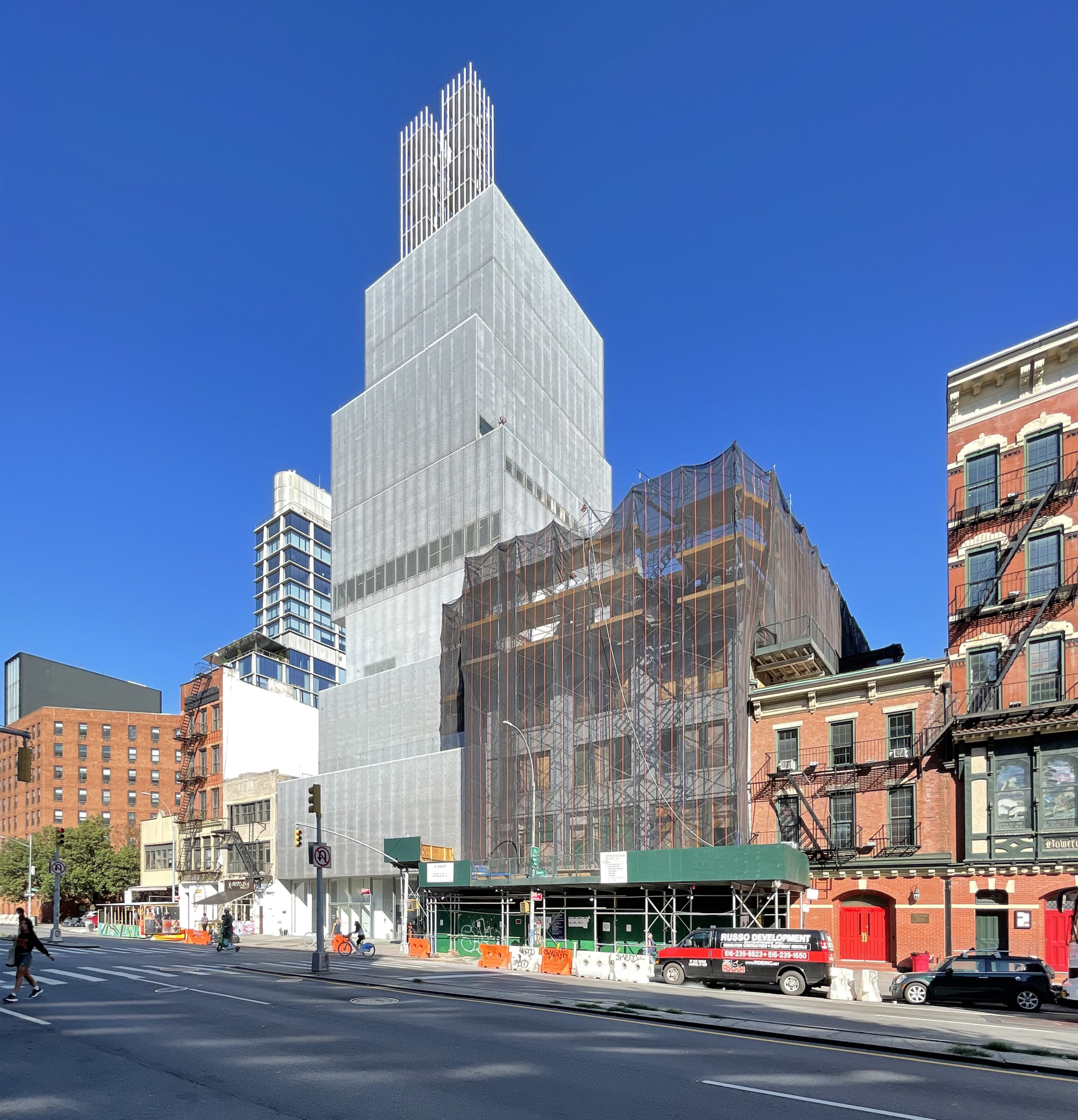 Demolition Underway for New Museum Expansion at 231 Bowery on 