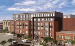 Exterior rendering of The Rail at Bound Brook at 100 Hamilton Street - Courtesy of Denholtz Properties