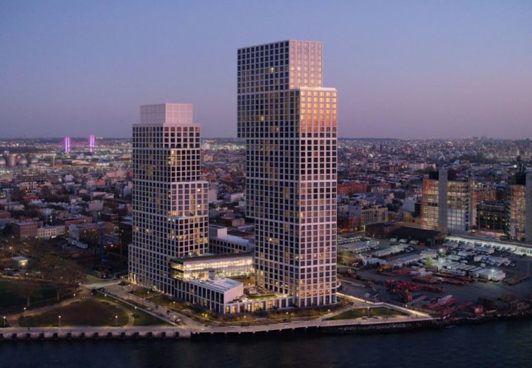 Eagle + West Waterfront Towers Debut at 1 Eagle Street in Greenpoint ...